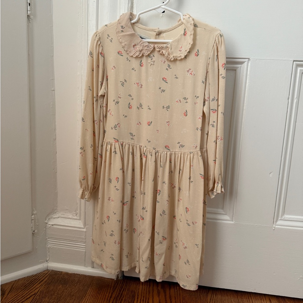 Tocoto Vintage Flowing Mini Dress in Off White - 6Y